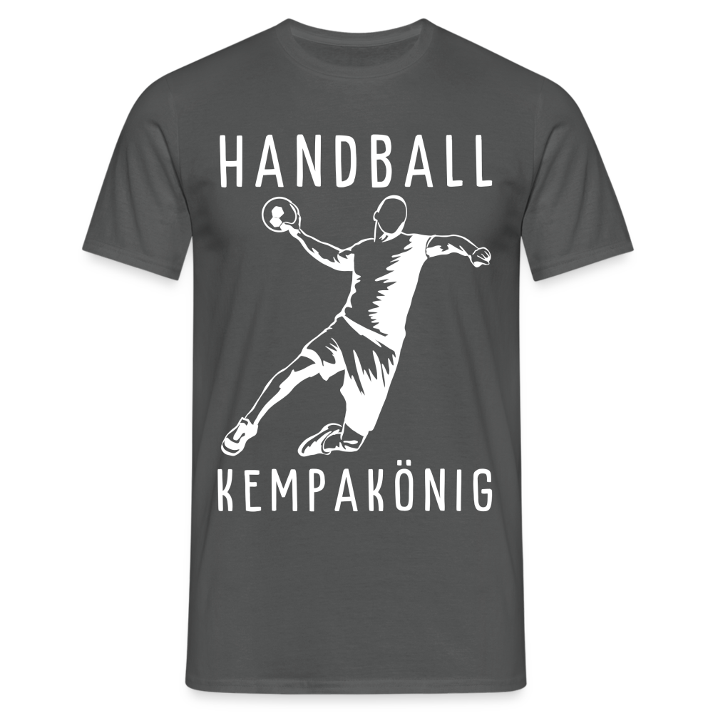 Handball Kempakönig Handballer Spruch Herren T-Shirt - Anthrazit