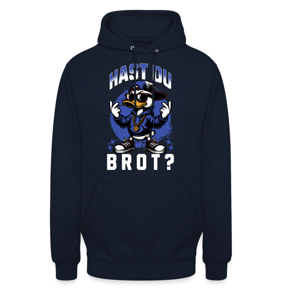 Hast du Brot? Ente Unisex Hoodie - Navy