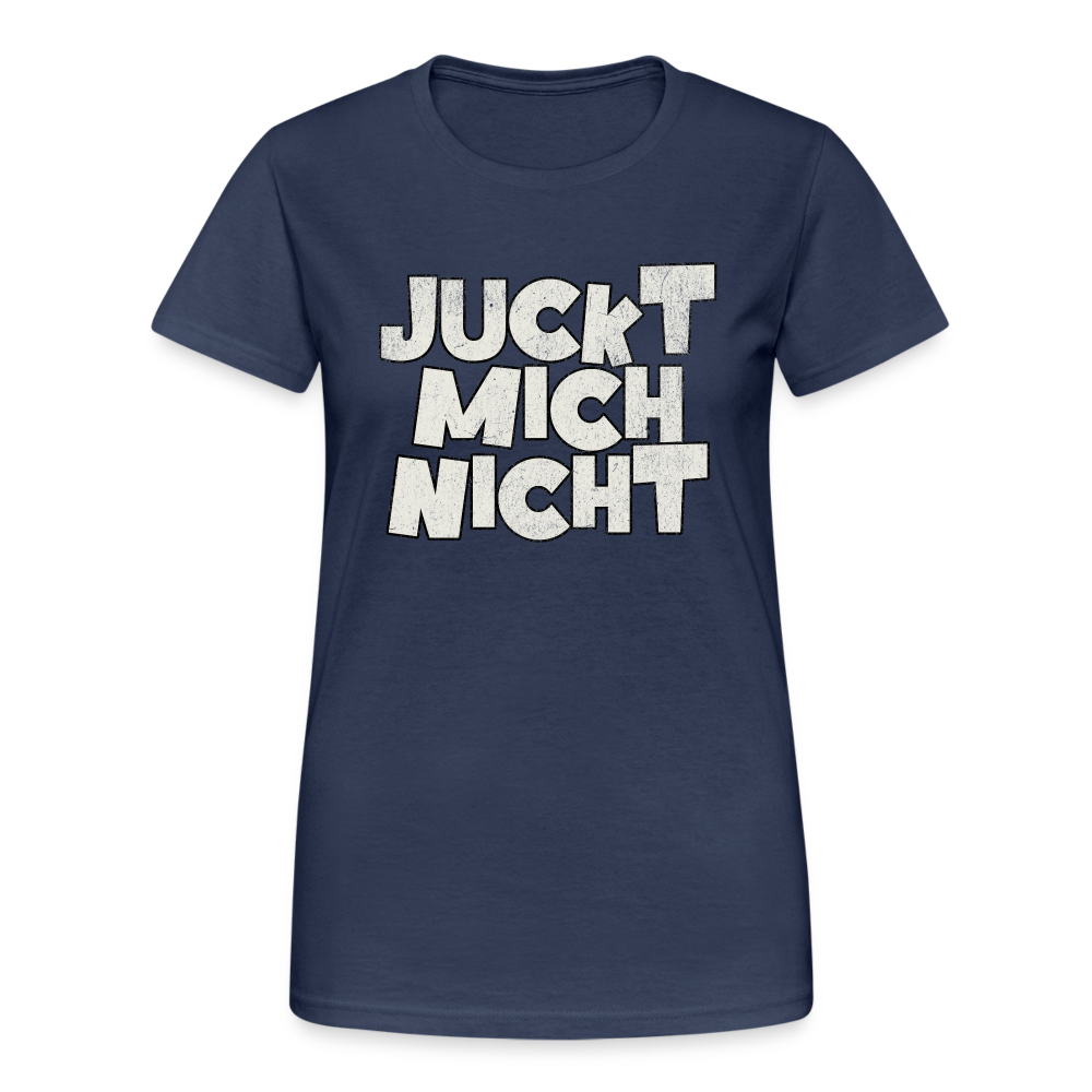 Juckt mich nicht Damen T-Shirt - Navy