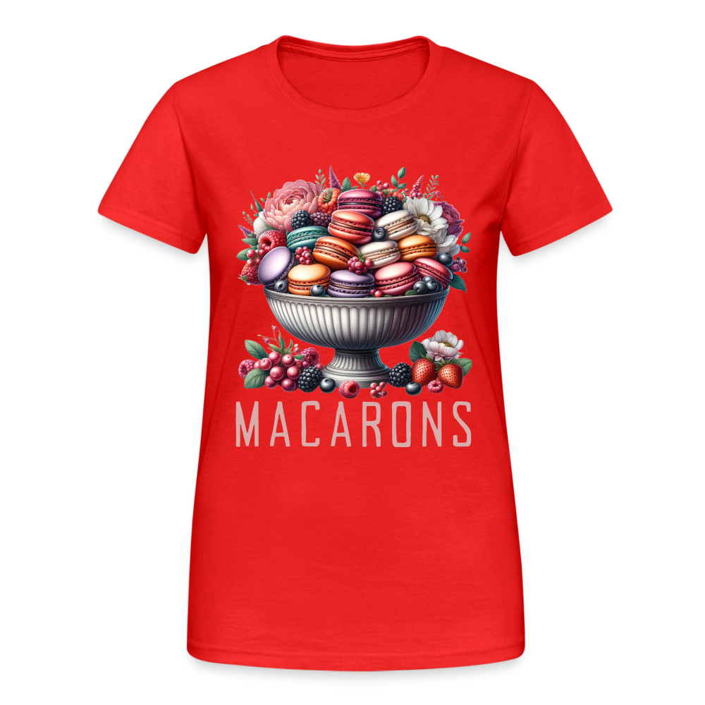 Macarons in einer Schale Damen T-Shirt - Rot