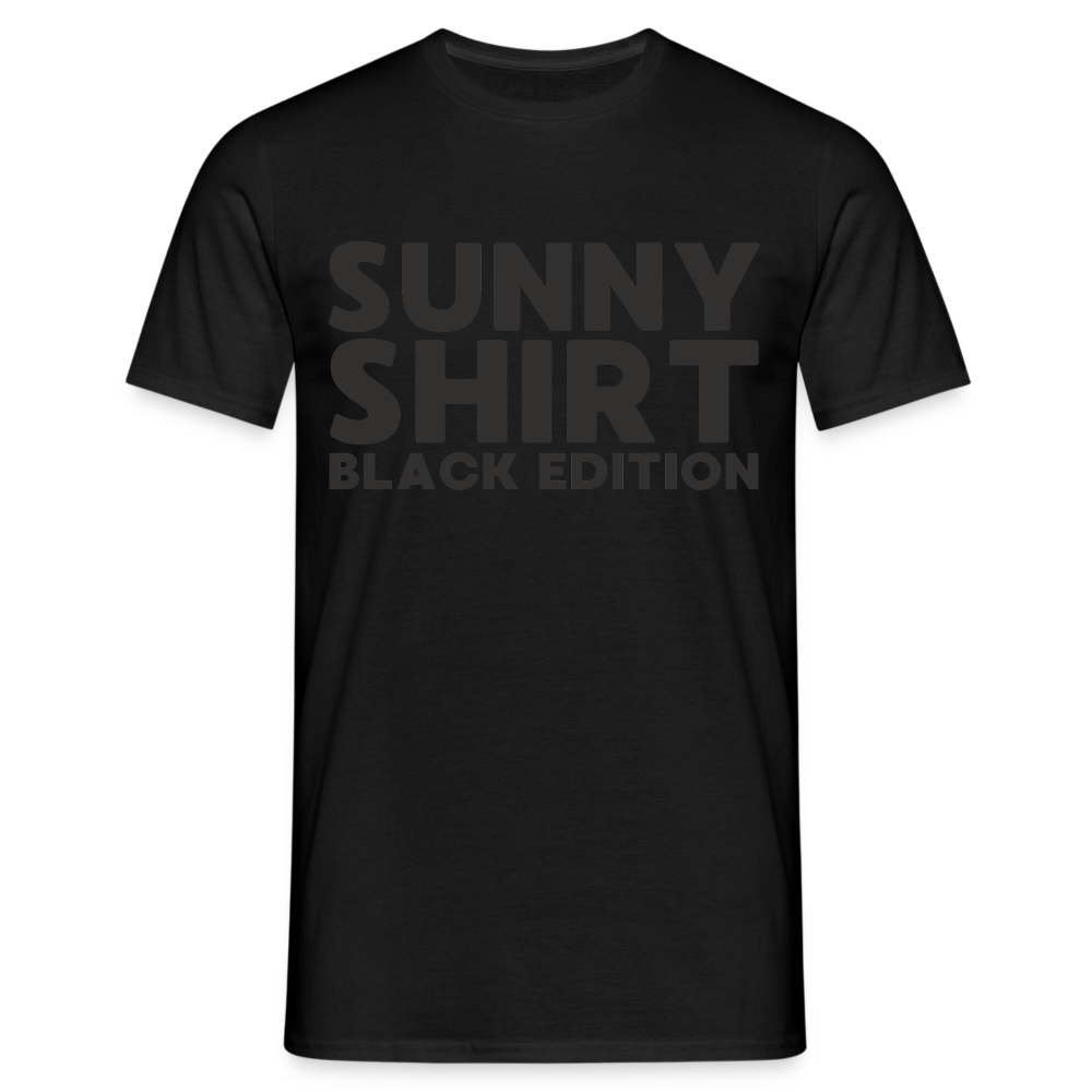 Sunny Shirt Black Edition Herren T-Shirt - Schwarz