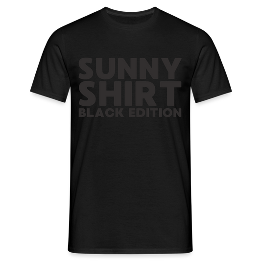 Sunny Shirt Black Edition Herren T-Shirt - Schwarz