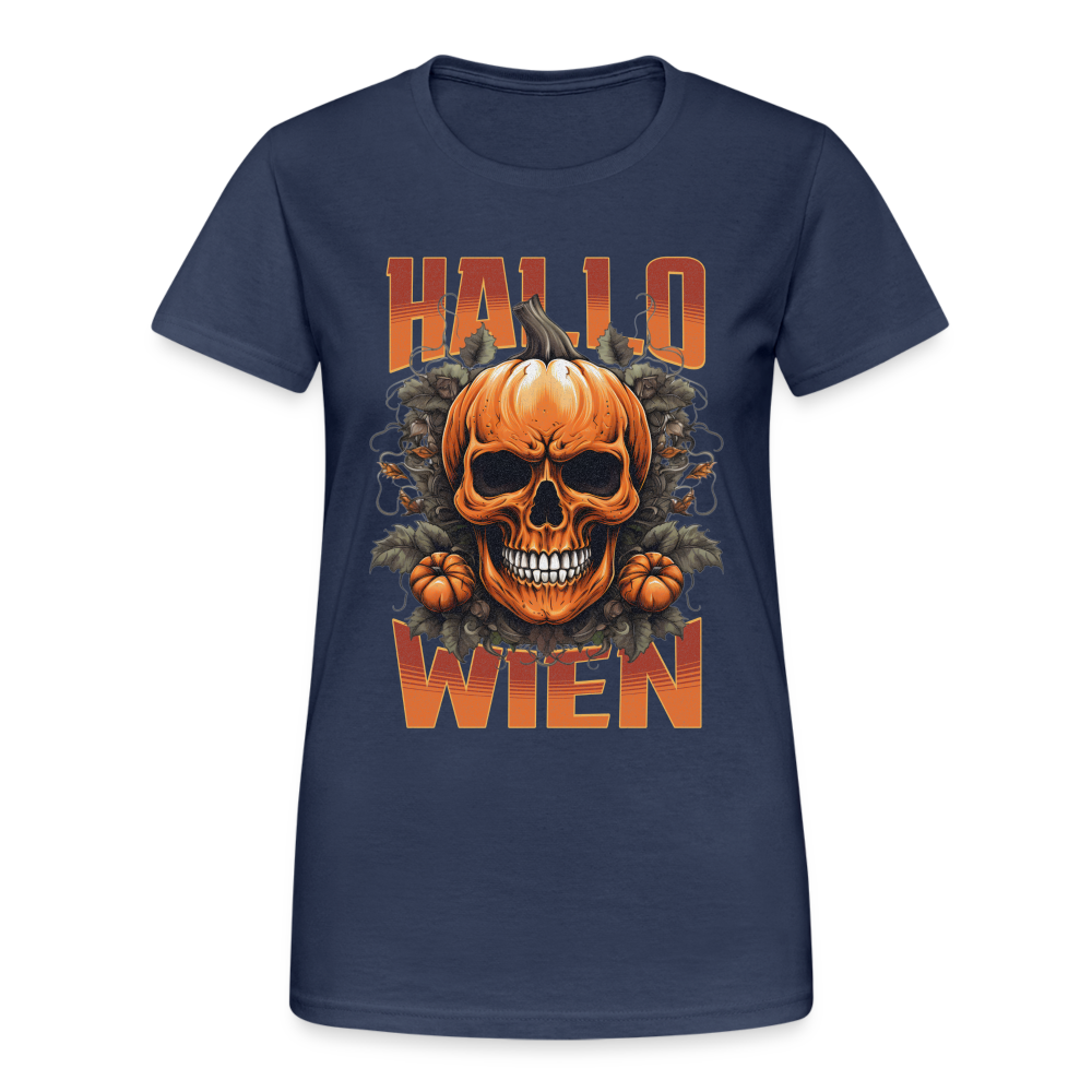 Hallo Wien in Halloween Damen T-Shirt - Navy