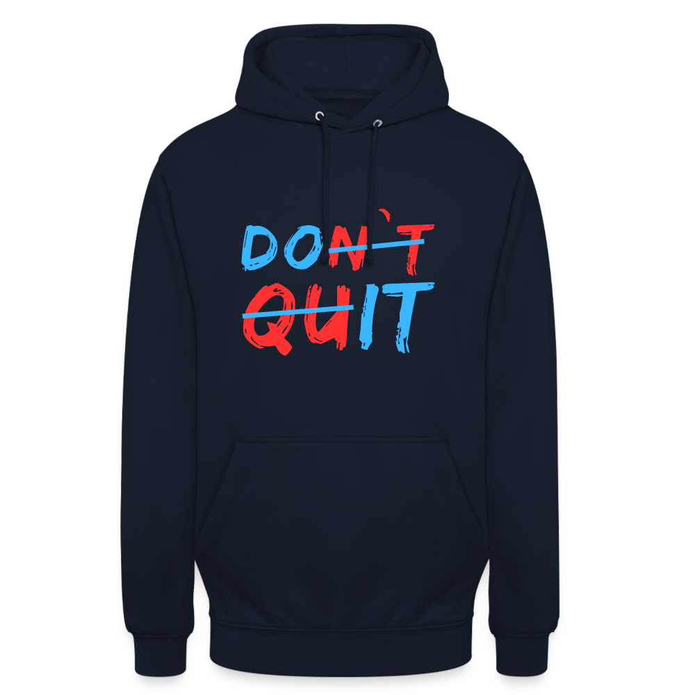 Do It & Don't Quit Unisex Hoodie - Navy