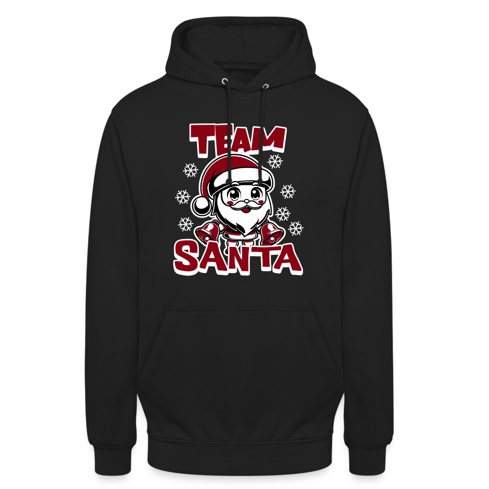 Team Santa Unisex Hoodie - Schwarz