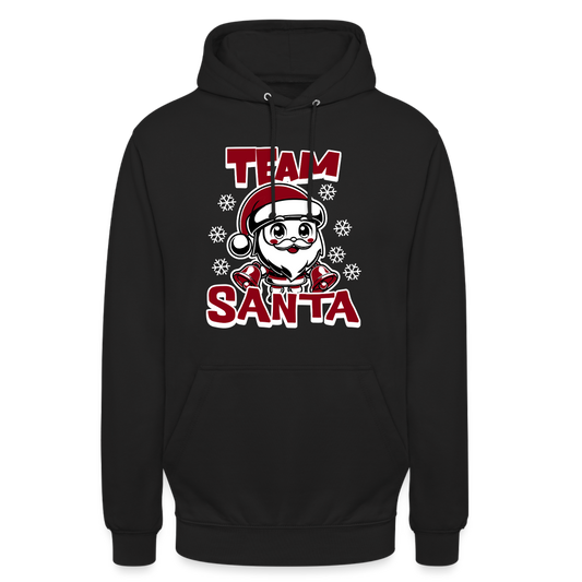 Team Santa Unisex Hoodie - Schwarz