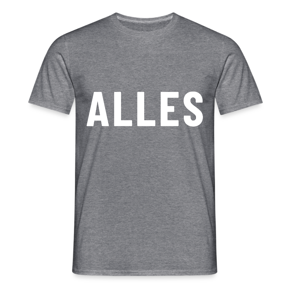 ALLES Herren T-Shirt - Graphit meliert