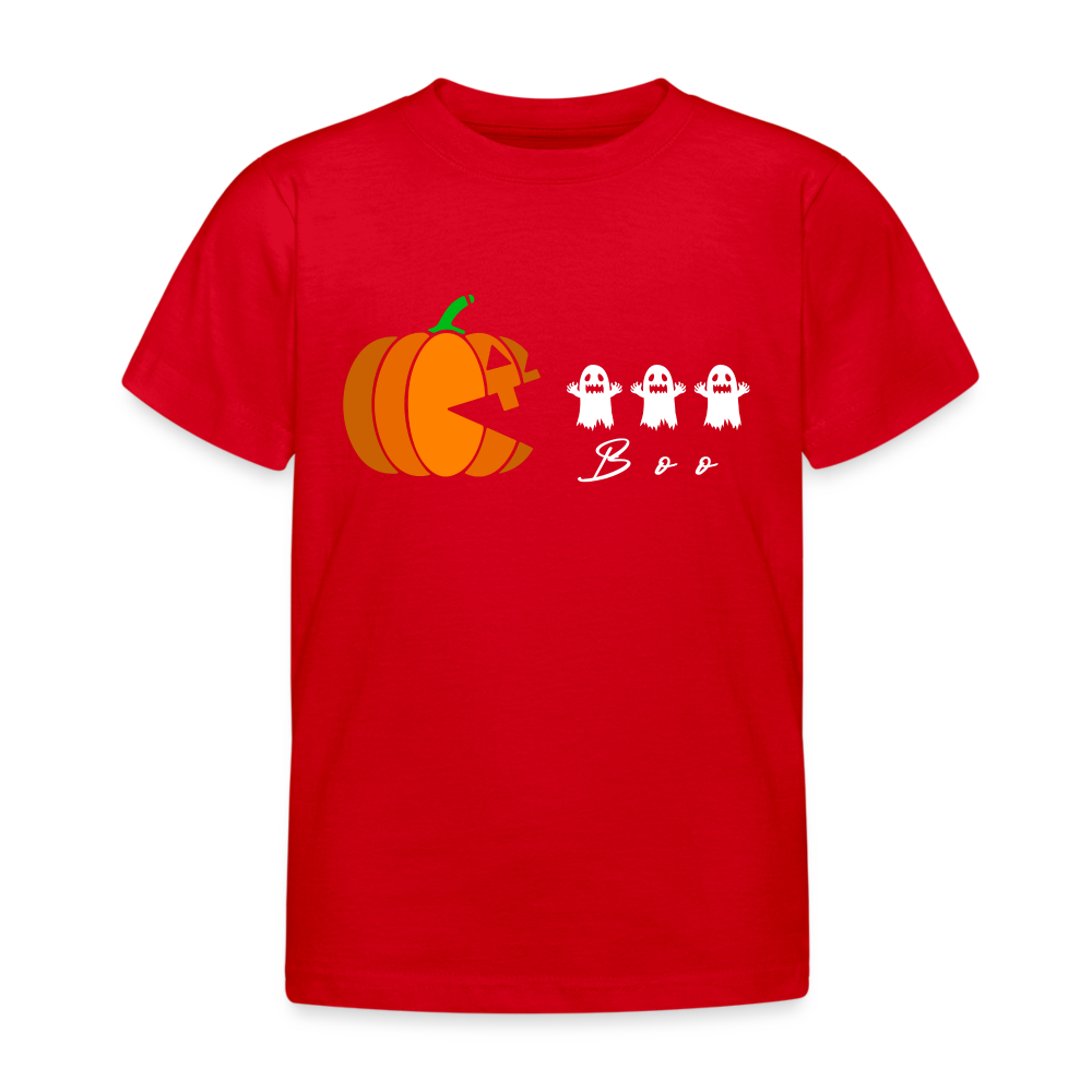 Hungry Pumpkin Kinder T-Shirt - Rot