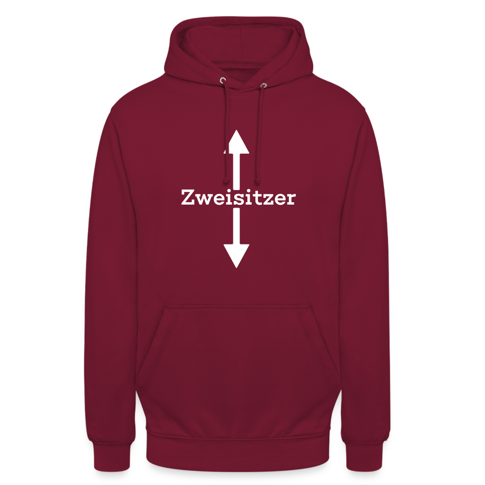 Zweisitzer Unisex Hoodie - Bordeaux