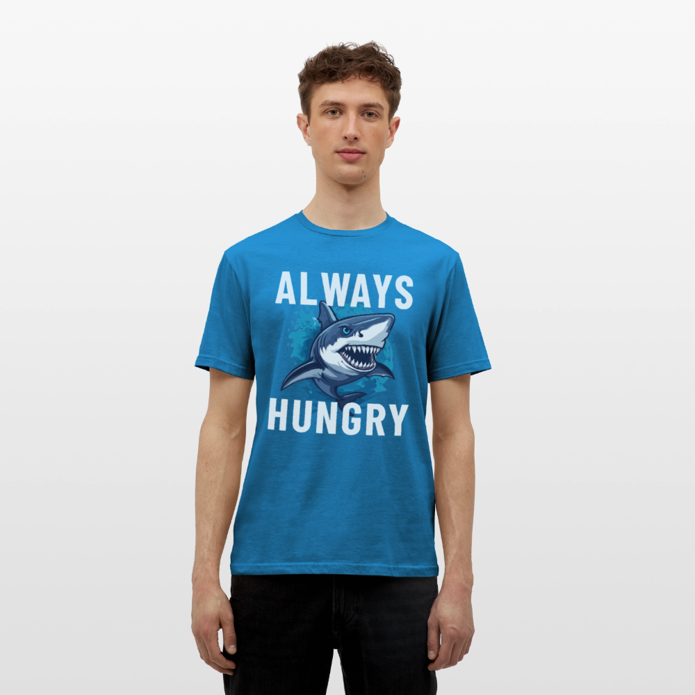 Always hungry shark Herren T-Shirt - Royalblau