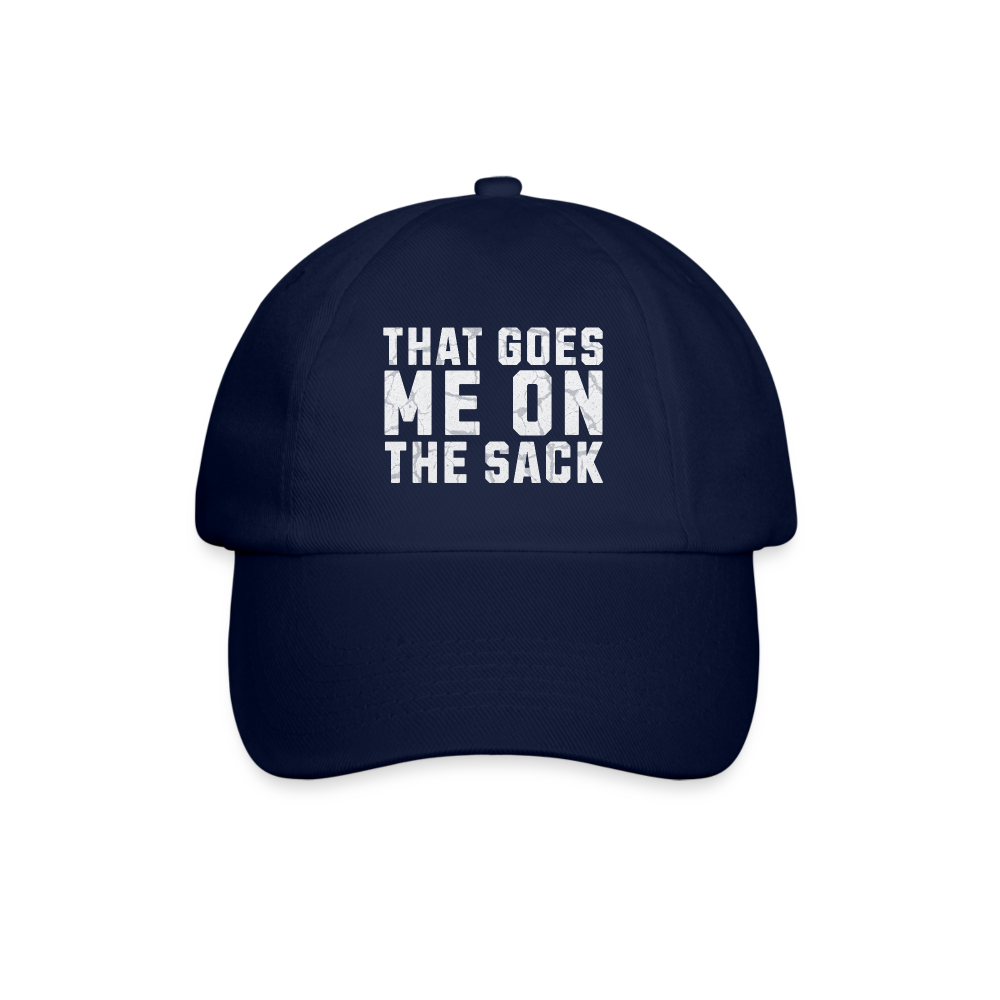 That Goes Me on the Sack Denglish Cap - Blau/Blau