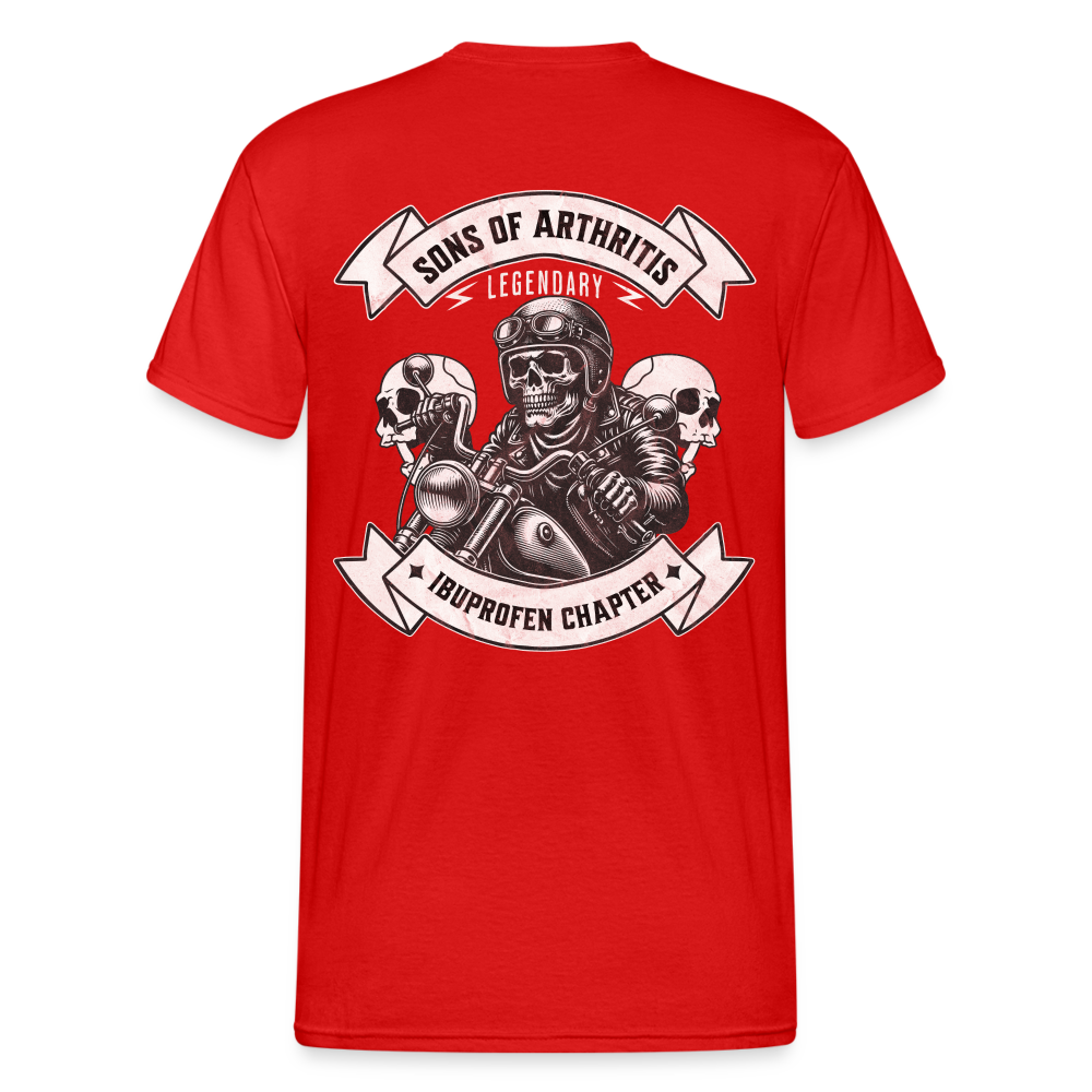 Sons of Arthritis Ibuprofen Chapter | Rückendruck | Herren T-Shirt - Rot