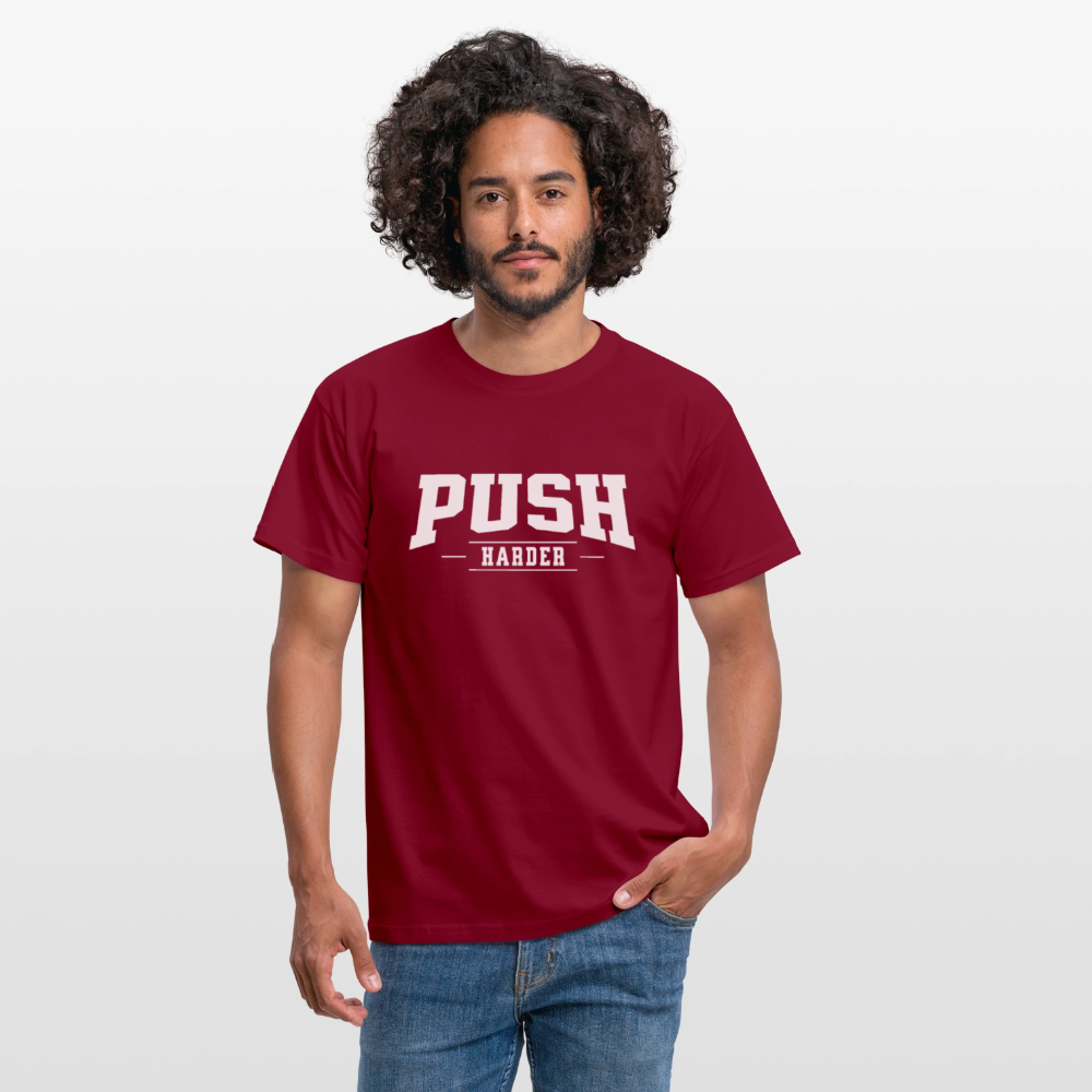 Der Arzt sagt es ist Unheilbar Röntgen Hirn Gym Herren T-Shirt - Ziegelrot