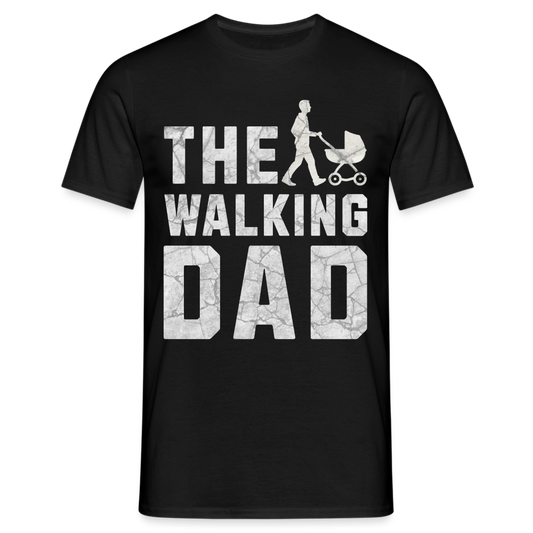 The Walking Dad Herren T-Shirt - Schwarz