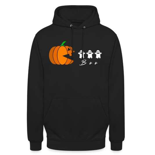 Pumpkin Haunt Halloween Kürbis und Geister Unisex Hoodie - Schwarz