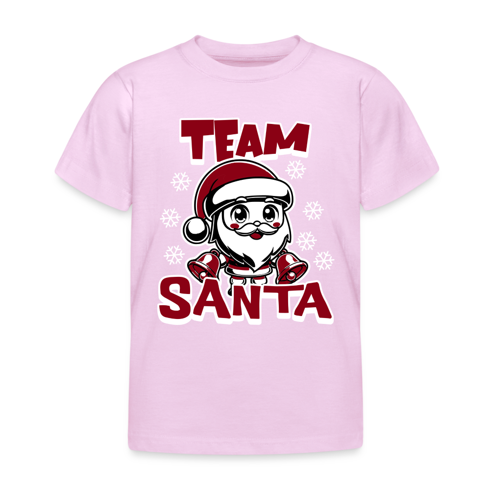 Team Santa Kinder T-Shirt - Hellrosa