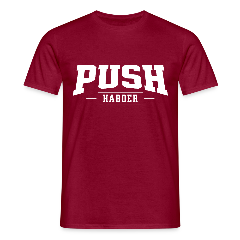 Der Arzt sagt es ist Unheilbar Röntgen Hirn Gym Herren T-Shirt - Ziegelrot