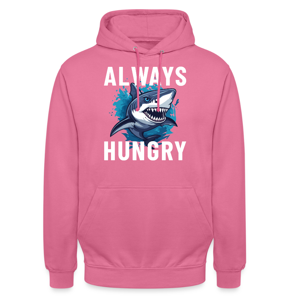 Always hungry shark Unisex Hoodie - Pink