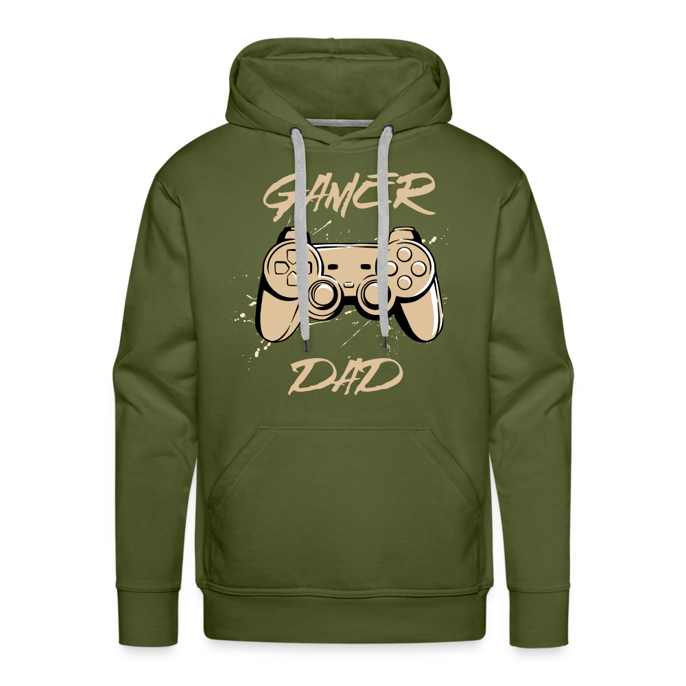 Gamer Dad Herren Premium Hoodie - Olivgrün