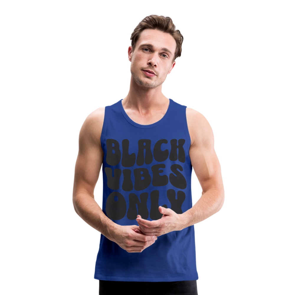 Black Vibes Only Black Edition Herren Premium Tank Top - Königsblau