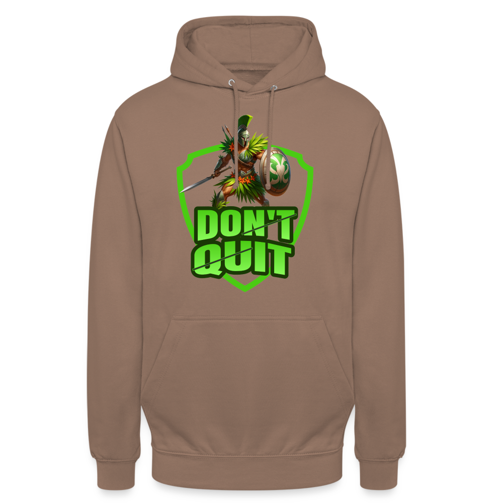 Do It & Don't Quit Spartaner Unisex Hoodie - Mokka