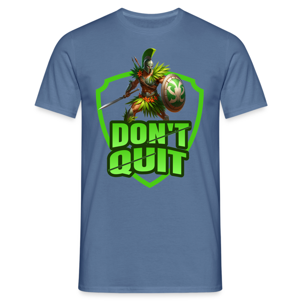 Do It & Don't Quit Spartaner Herren T-Shirt - Taubenblau 