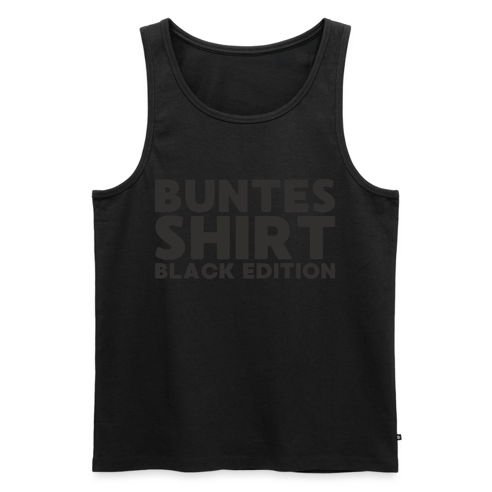 Buntes Shirt Black Edition Herren Premium Tank Top - Schwarz