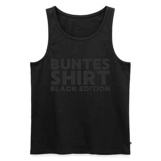 Buntes Shirt Black Edition Herren Premium Tank Top - Schwarz
