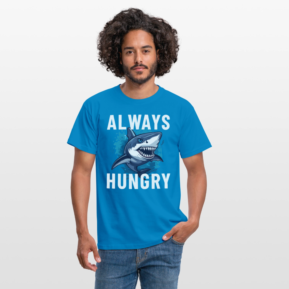 Always hungry shark Herren T-Shirt - Royalblau