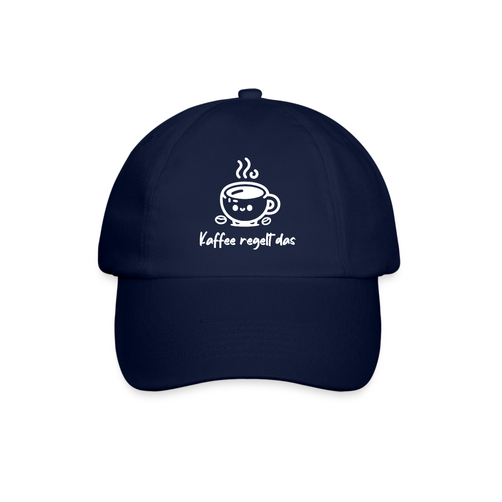 Kaffee regelt das Cap - Blau/Blau