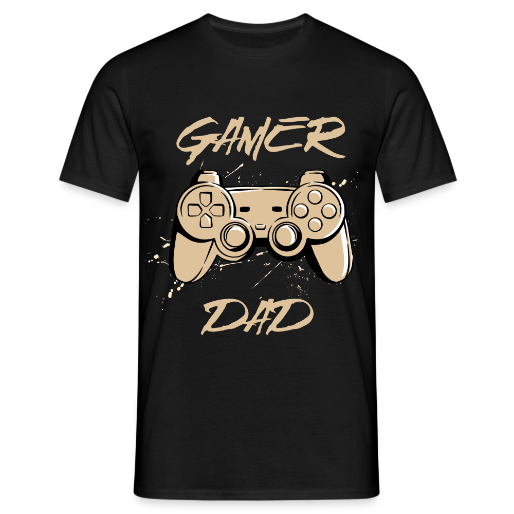 Gamer Dad Herren T-Shirt - Schwarz