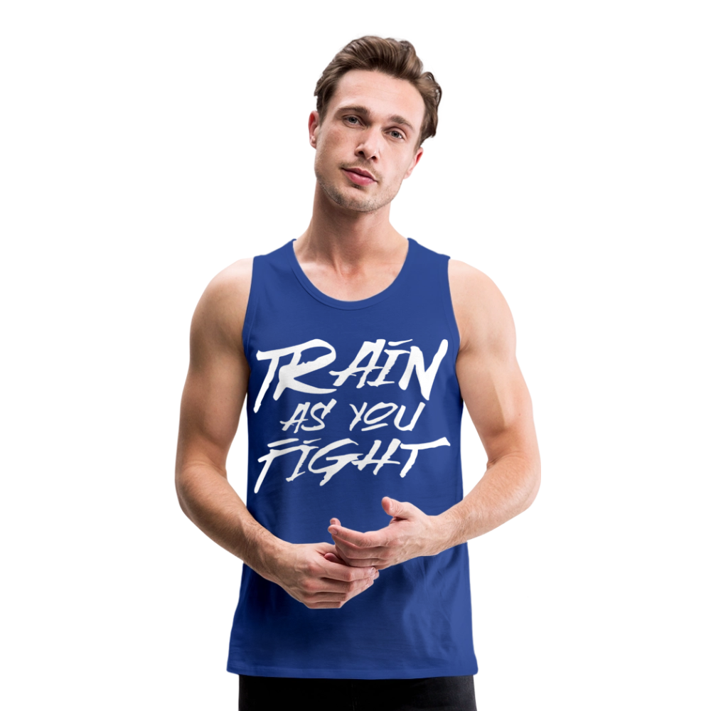 Train as you fight Herren Premium Tank Top - Königsblau