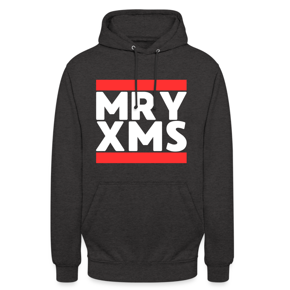 MRY XMS Merry Christmas Ugly Unisex Hoodie - Anthrazit