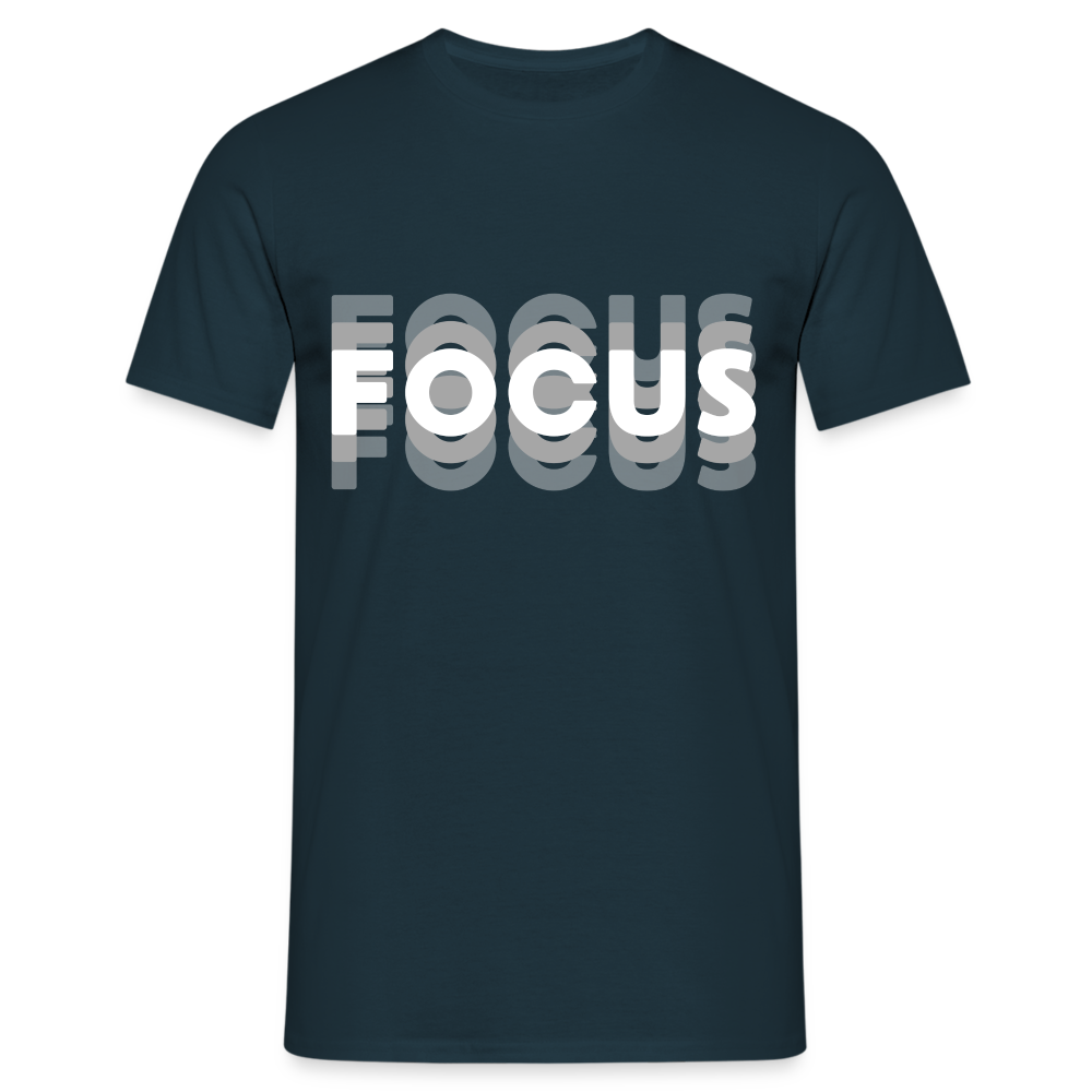 Focus Tripple Herren T-Shirt - Navy