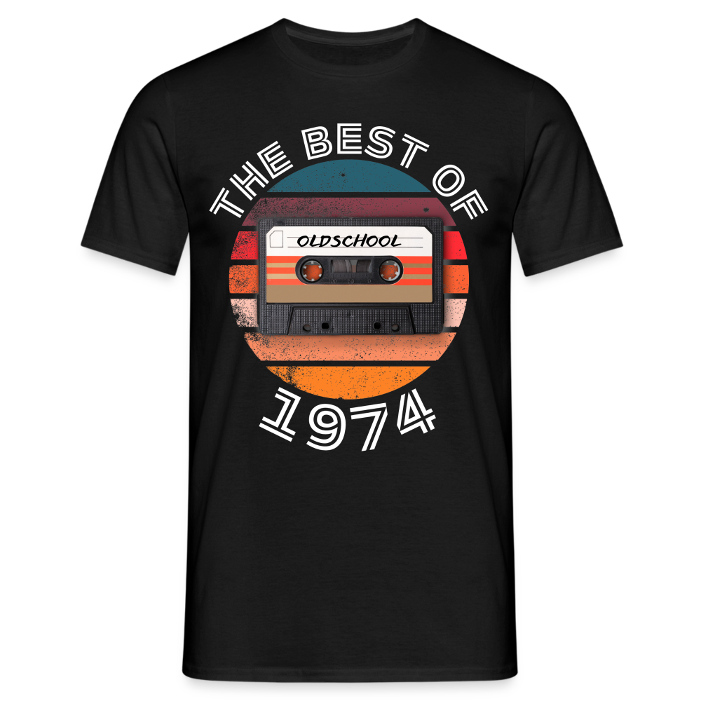 The Best of 1974 Herren T-Shirt - Schwarz