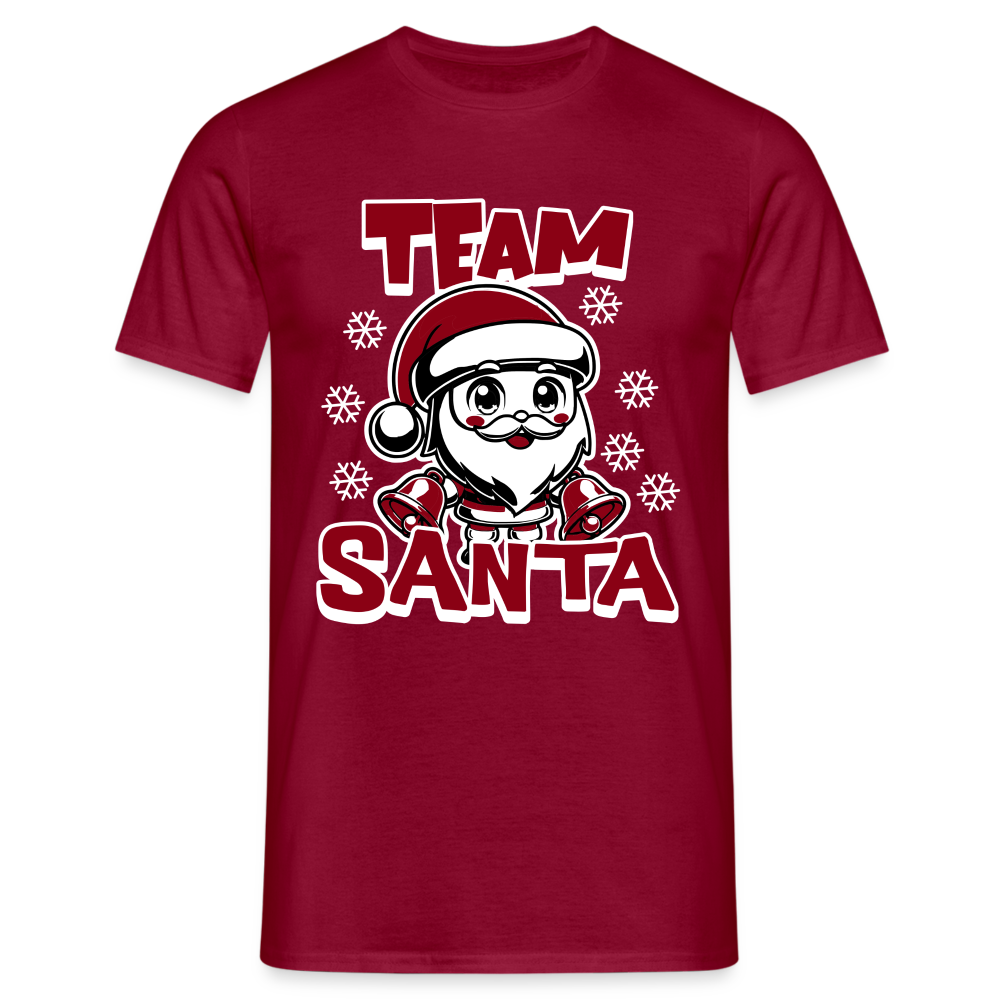 Team Santa Herren T-Shirt - Ziegelrot