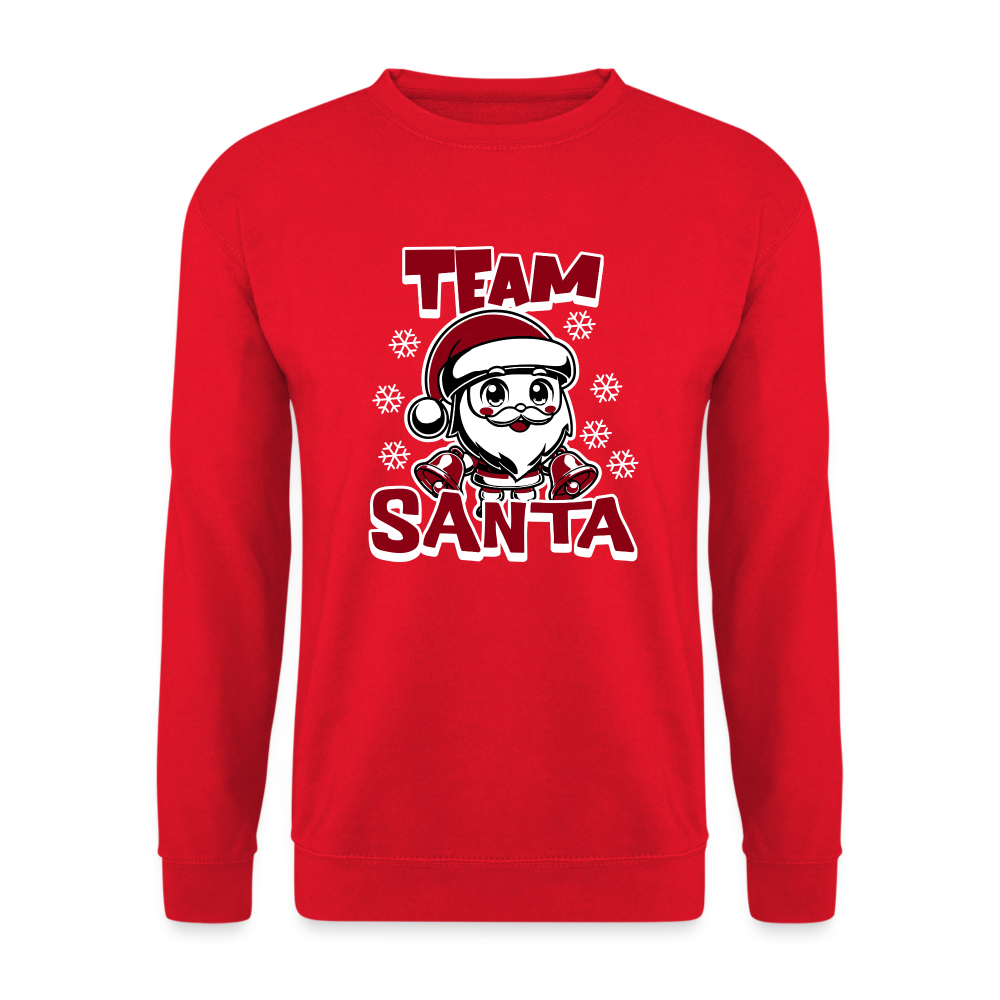 Team Santa Unisex Pullover - Rot