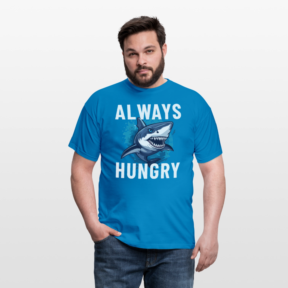 Always hungry shark Herren T-Shirt - Royalblau