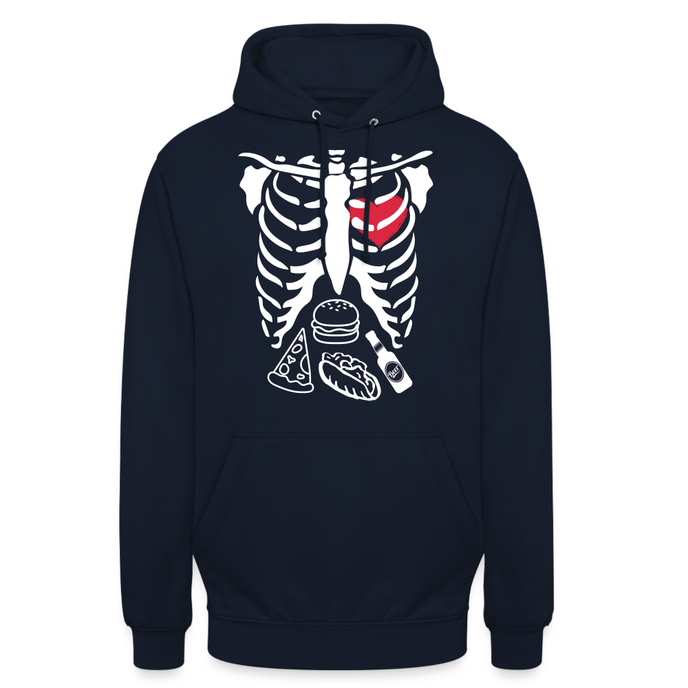 Bone Appétit Damen Unisex Hoodie - Navy