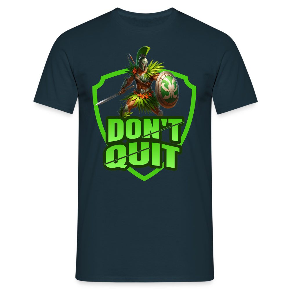 Do It & Don't Quit Spartaner Herren T-Shirt - Navy