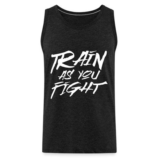 Train as you fight Herren Premium Tank Top - Anthrazit