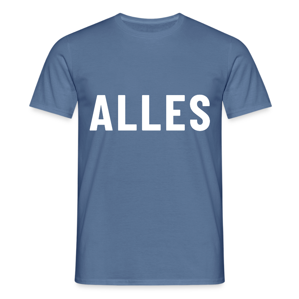 ALLES Herren T-Shirt - Taubenblau 