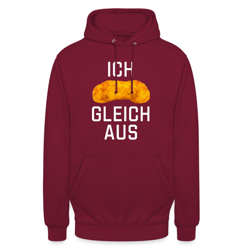 Ich Flipp gleich aus Unisex Hoodie - Bordeaux