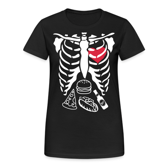 Bone Appétit Damen T-Shirt - Schwarz