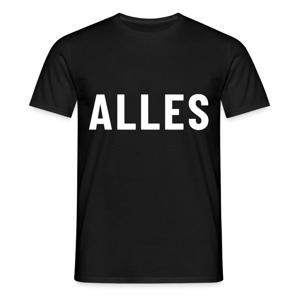 ALLES Herren T-Shirt - Schwarz