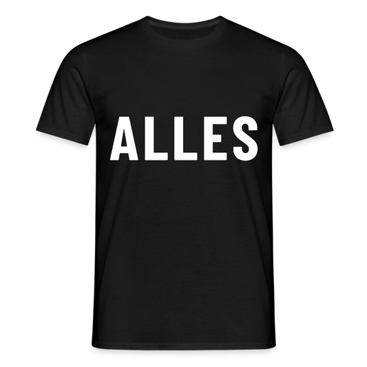 ALLES Herren T-Shirt - Schwarz