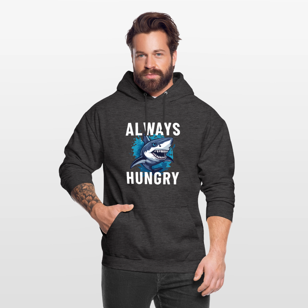 Always hungry shark Unisex Hoodie - Anthrazit