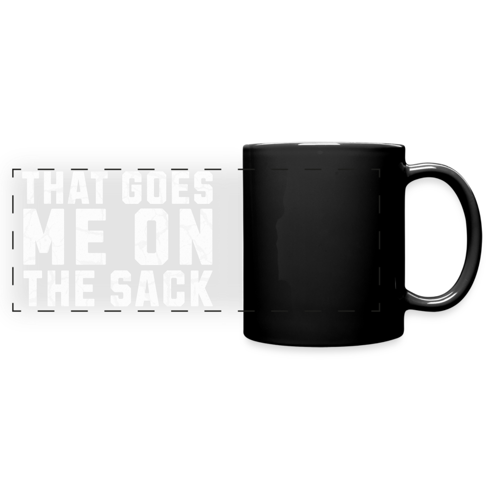 That Goes Me on the Sack Denglish Tasse - Schwarz