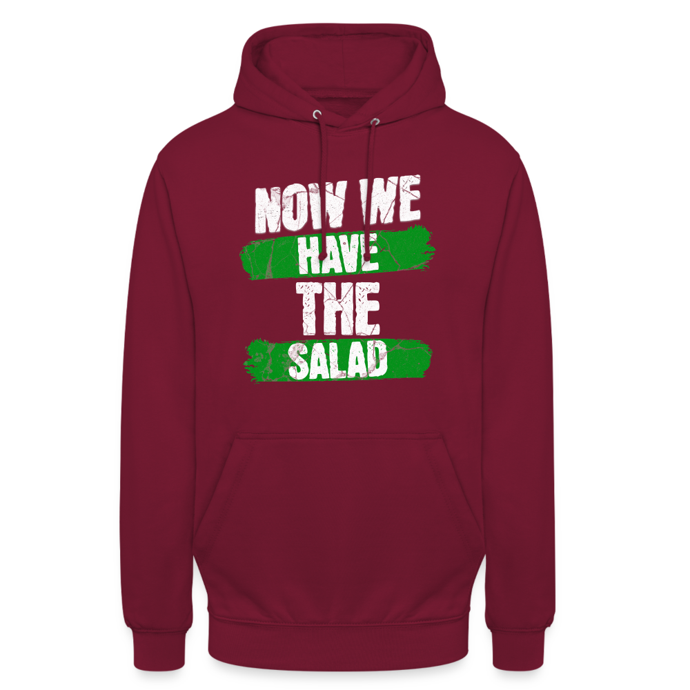 Now we have the Salad Grün Unisex Hoodie - Bordeaux