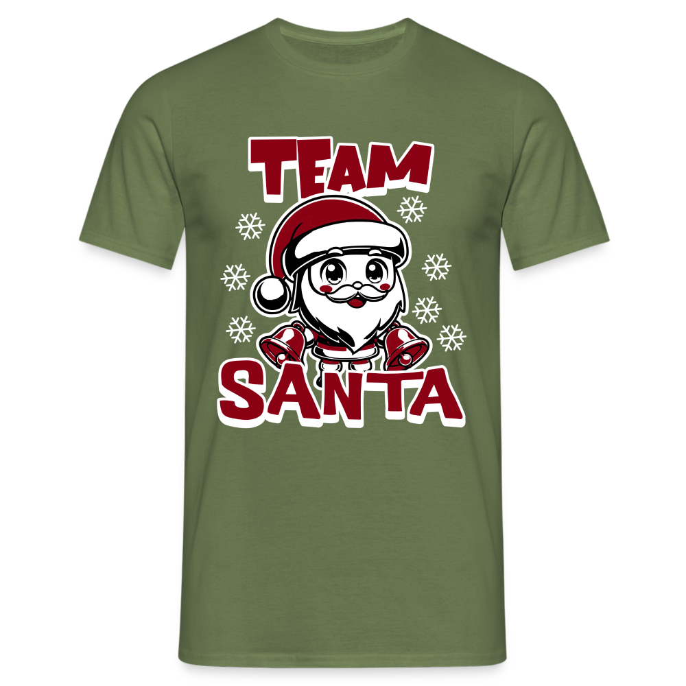 Team Santa Herren T-Shirt - Militärgrün